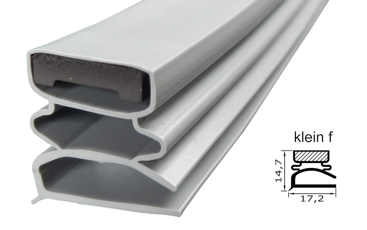 Magnetdichtung - Profil klein f inkl. Magnetband - Länge: 2500mm