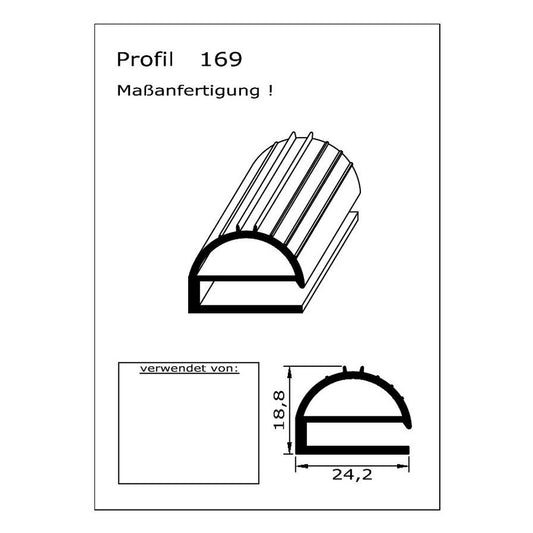 Profil 169 - technische Zeichnung