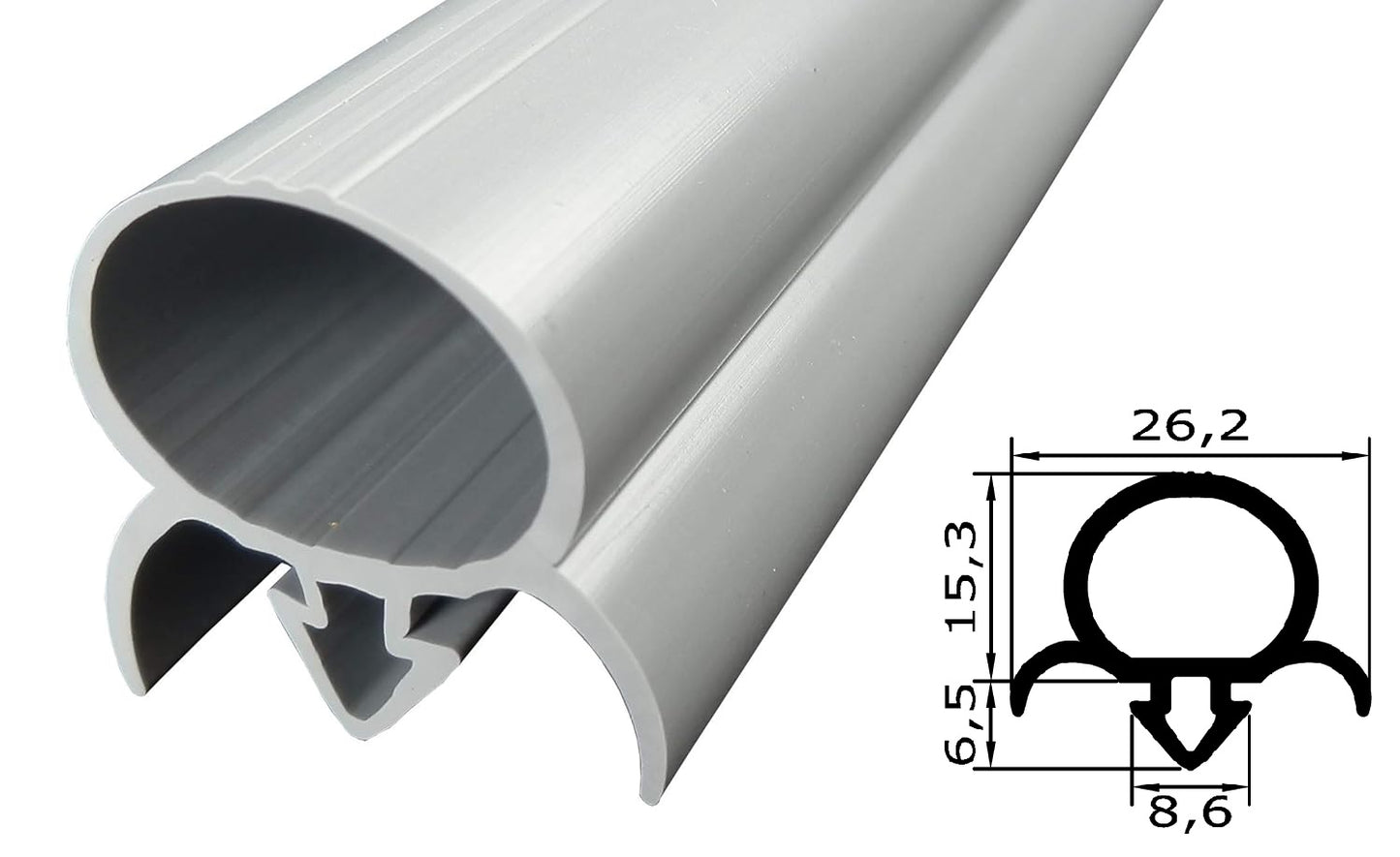 Profil ohne Magnet - Profil 192 - Länge: 2500mm