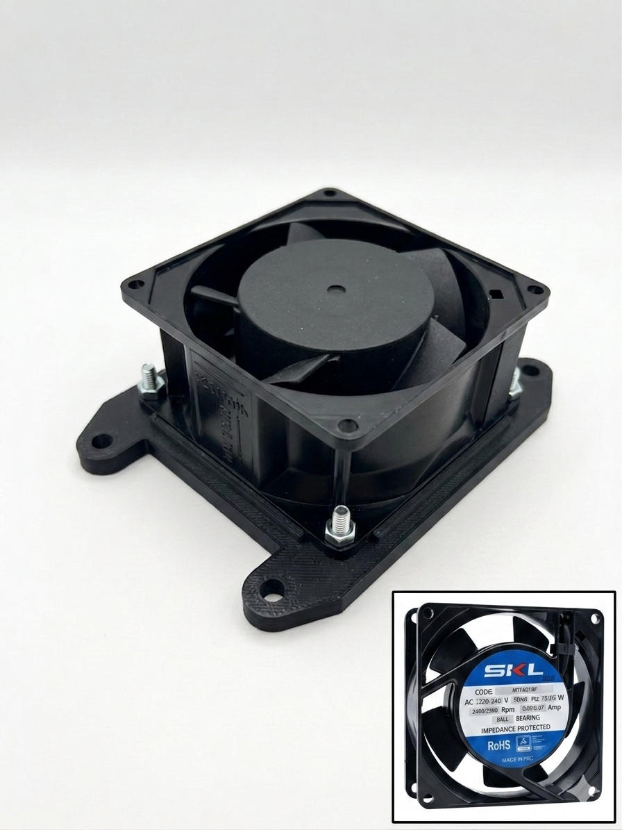 Ersatzlüfter-Set für MFA & Kuba Verdampfer inkl. Adapterplatte