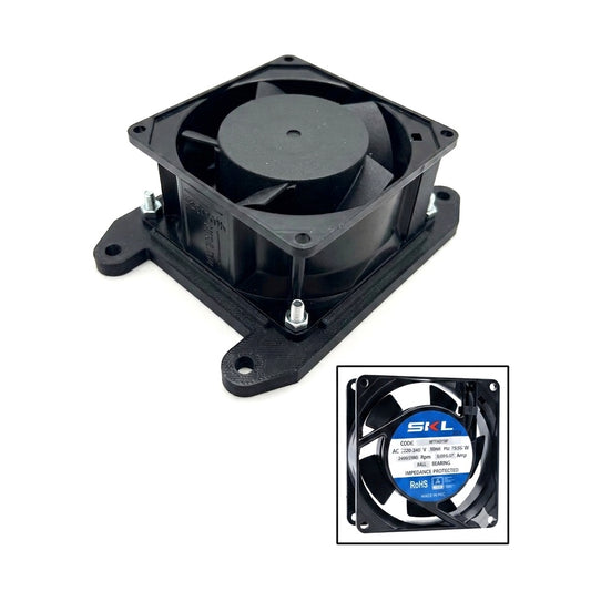 Ersatzlüfter-Set für MFA & Kuba Verdampfer inkl. Adapterplatte - Dichtungen030