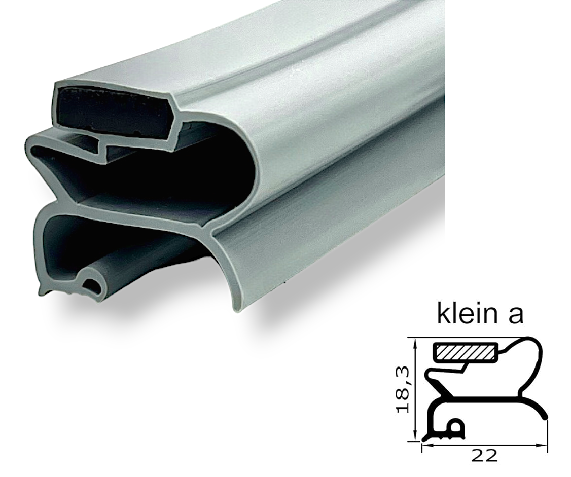 Magnetdichtung - Profil klein a inkl. Magnetband - Länge: 2000mm
